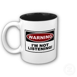 Warning im not listening